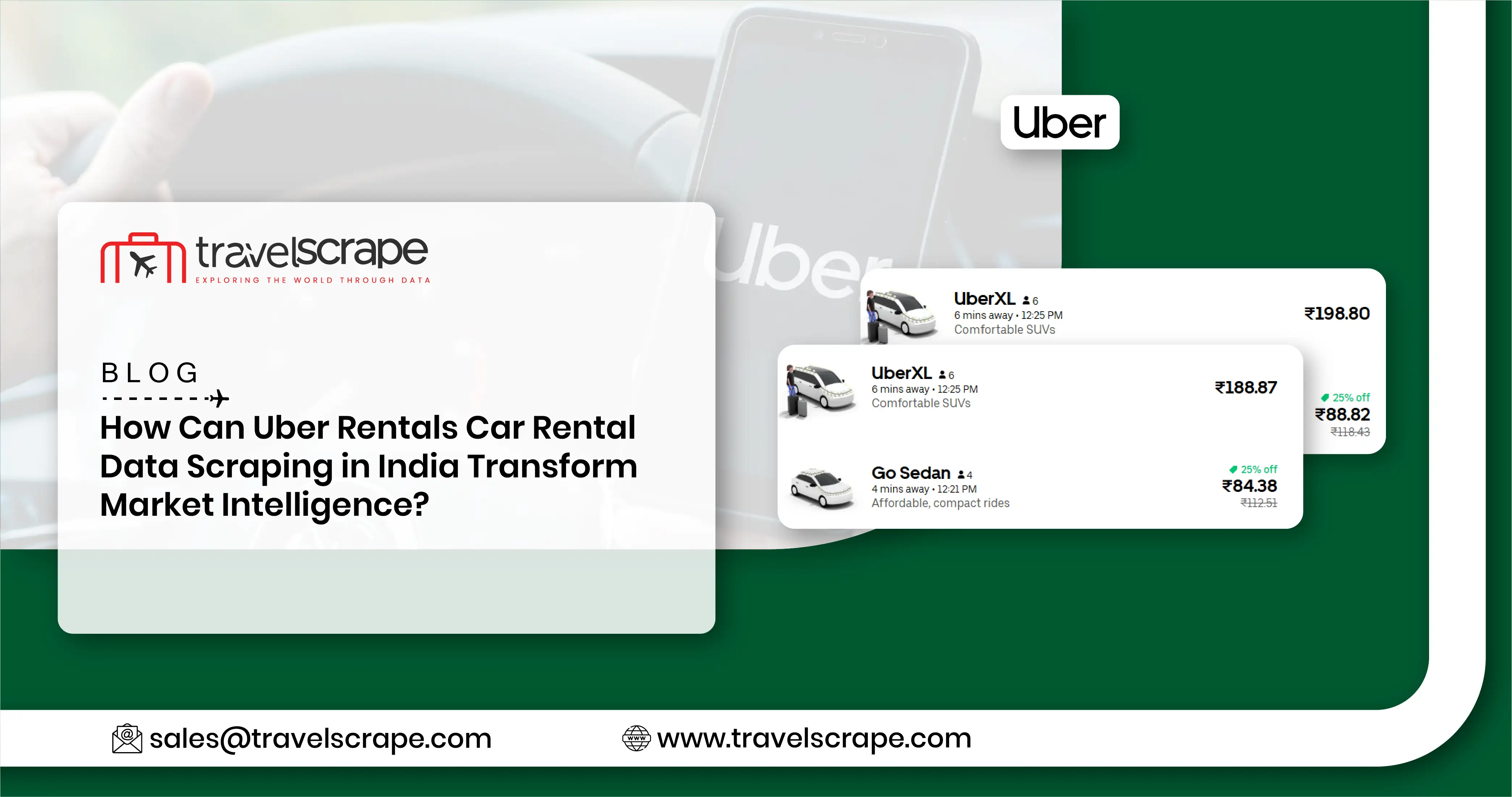 How Can Uber Rentals Car Rental Data Scraping in India Transform Market Intelligence